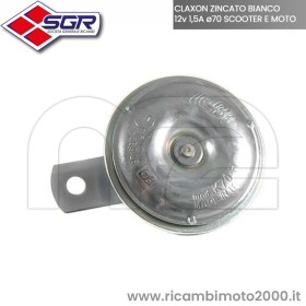 CLAXON ZINCATO BIANCO 12v 1,5A 70 SCOOTER E MOTO.jpg_1
