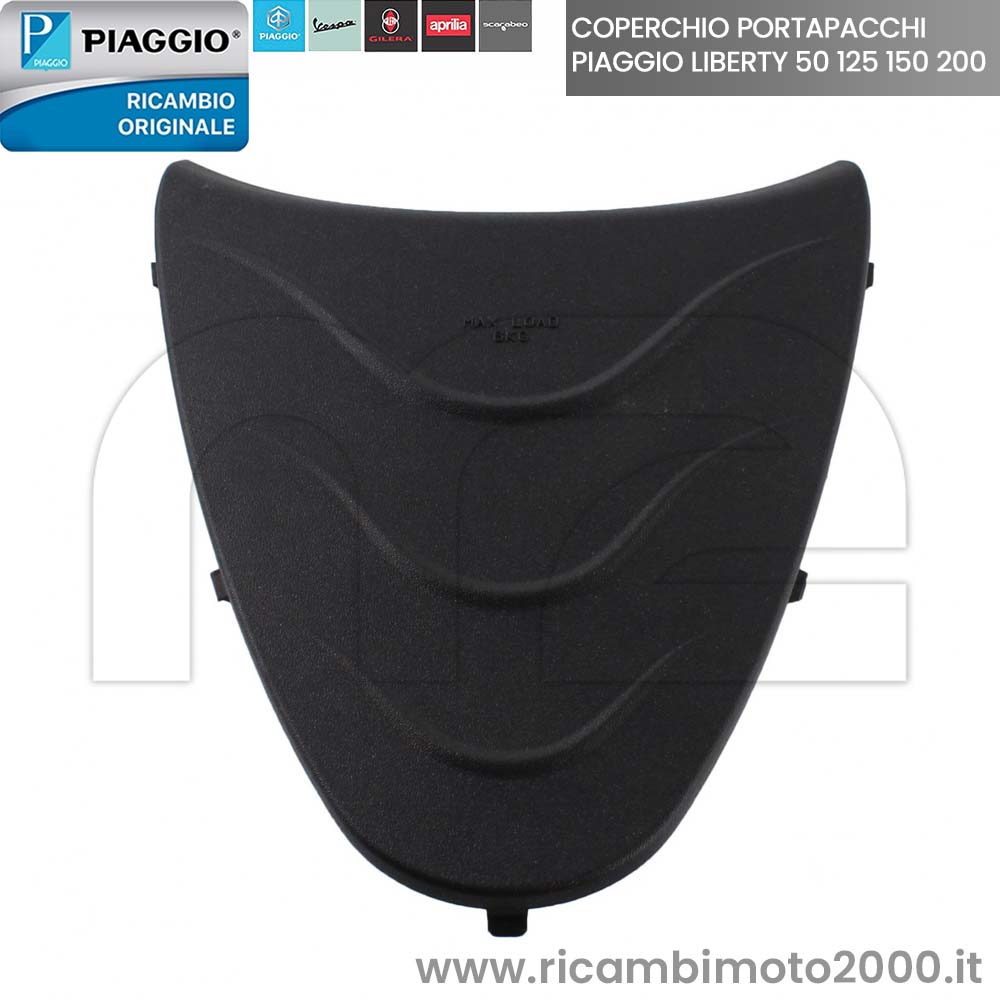 COPERCHIO PORTAPACCHI POSTERIORE ORIGINALE PIAGGIO LIBERTY 50 125