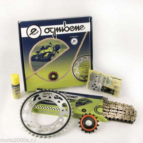 KIT TRASMISSIONE CATENA CORONA PIGNONE OGNIBENE TRIUMPH TIGER 1050