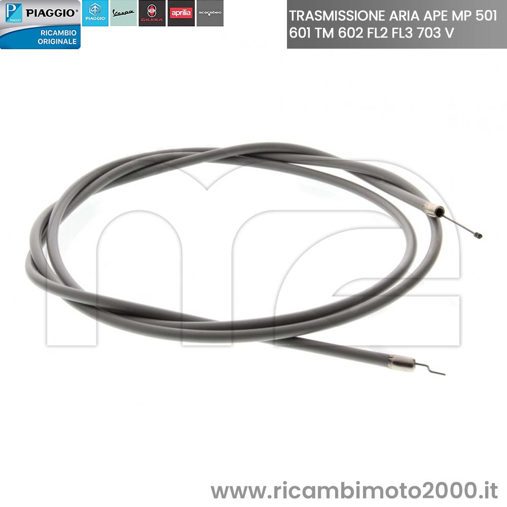 TRASMISSIONE FILO CAVO STARTER ARIA PER PIAGGIO APE 50 ORIGINALE - Foto 11