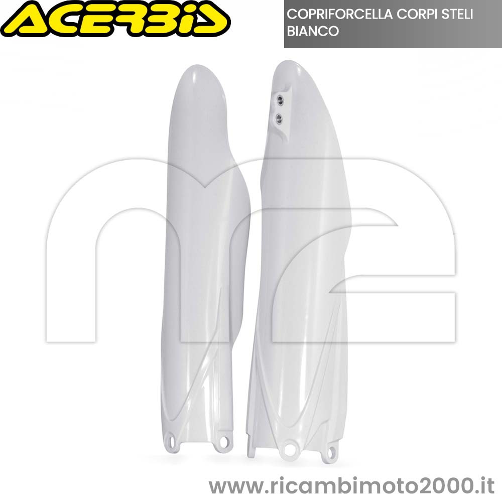 Protezione Forcella Yamaha Copriforcella Acerbis Nero Per Yamaha YZ 250 F 2010-2023 - Mototopgun, Made In Italy Ricambio Originale Acerbis