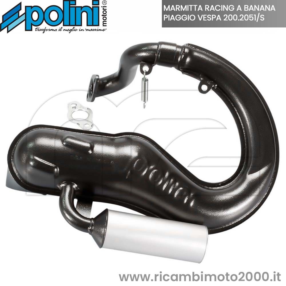 Marmitta Omologata Turbokit Per MH RX 125 | Compatibile R LC-KN1 125 LC -MH7 125 LC | Ricambio Moto