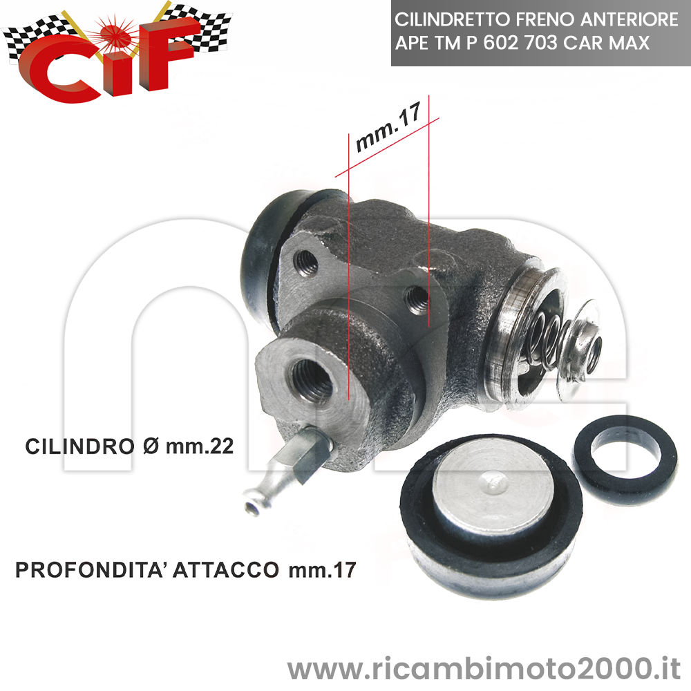 Guarnizione Del Collettore 0,75mm ATH Per Piaggio Ape 220, 7,90