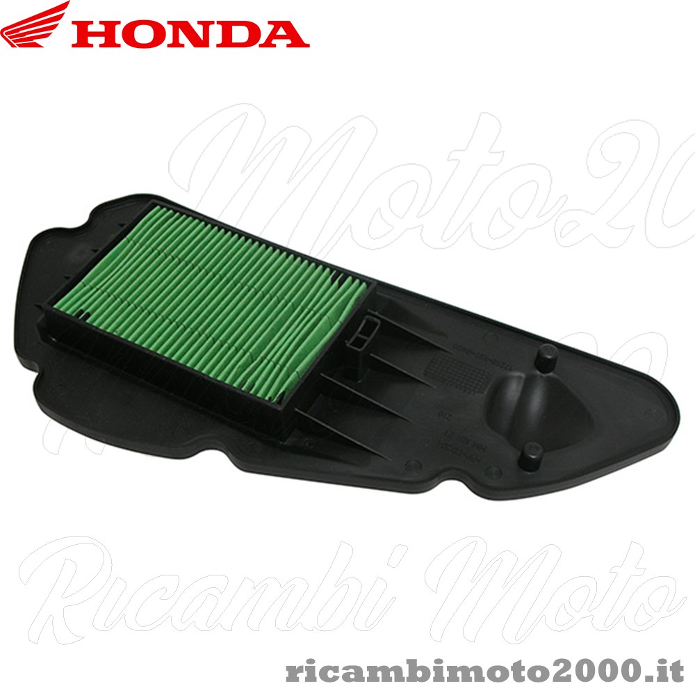 Filtro Aria Teknix Per Scooter Honda SH 125 (2001-2008) – In Carta Rossa, Dimensioni 345x14,9x35 Mm