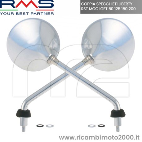 COPPIA SPECCHIETTI SPECCHI RETROVISORI DESTRO E SINISTRO PIAGGIO