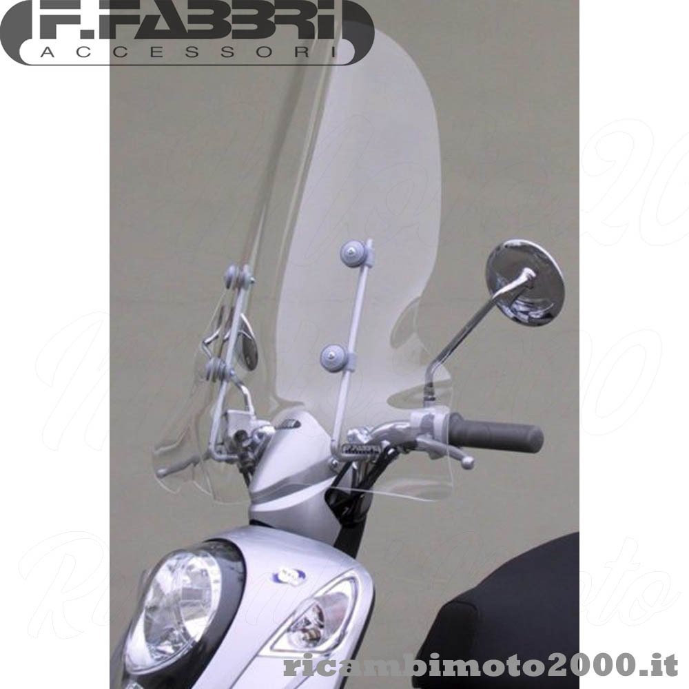 Parabrezza Paravento Fabbri Per Sym Mio 50 100 115 2006 2018