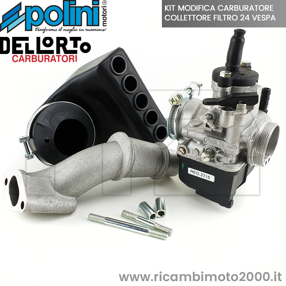 Carburatore Pwk Carburazione Vespa 130 Polini Carburatore 24 Et3