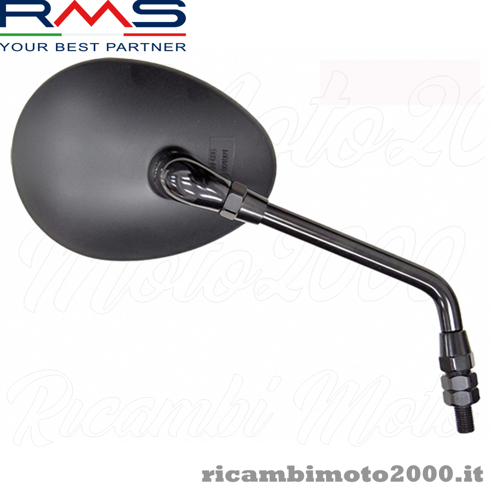 Area1 Moto Juego De Espejos/Marca De Homologacion E / 2xM10 Derecha, 2xM8 Derecha, 1xM10