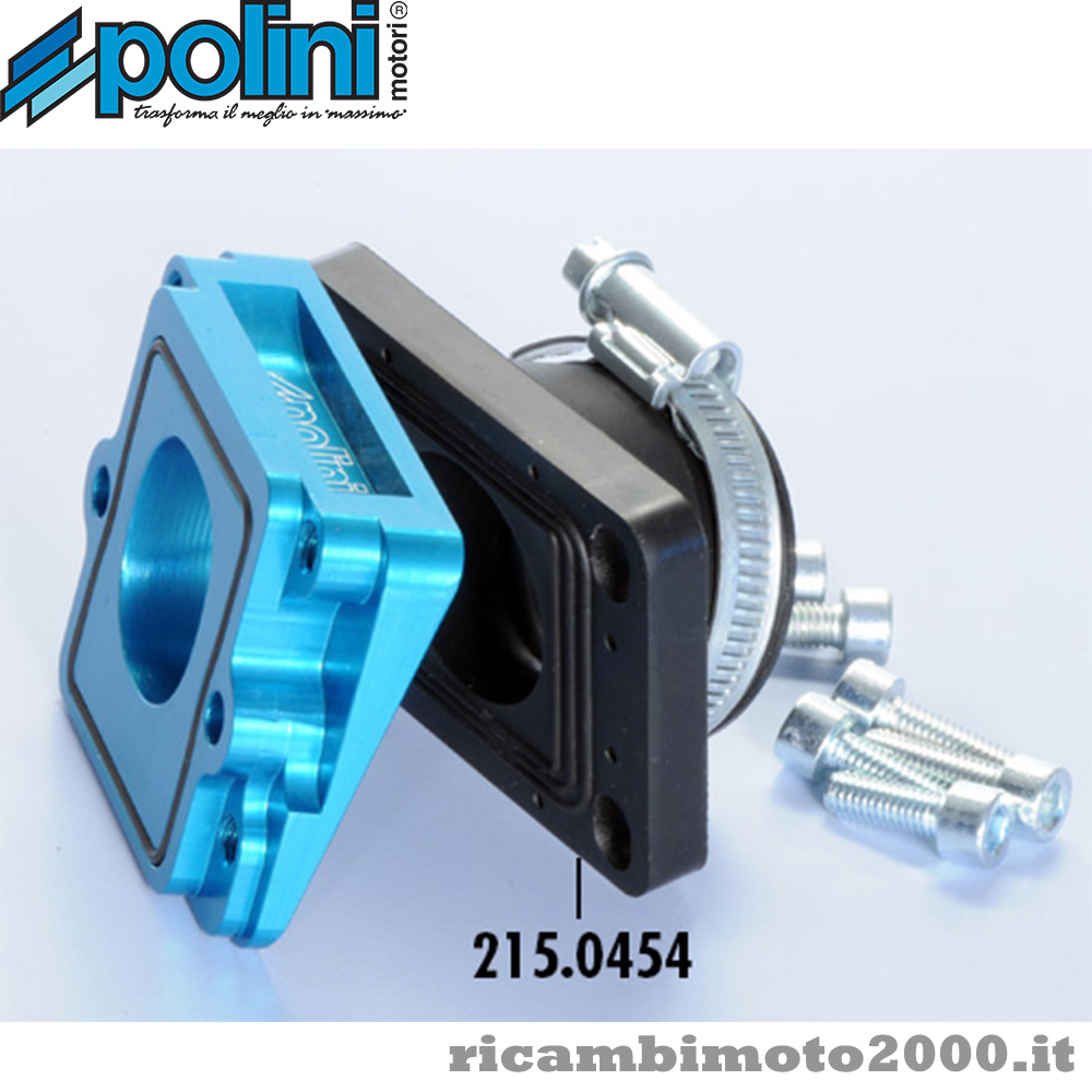 Collettore Aspirazione Polini Con Rialzo Carburatore Pwk Aprilia