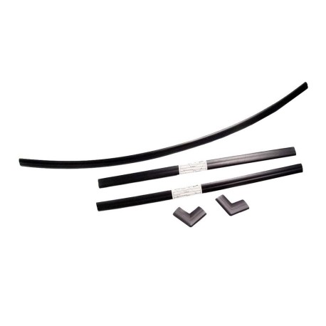 154712 KIT LISTELLI GUARNIZIONI VETRO PARABREZZA PIAGGIO APE 50 Tm P - Foto 2