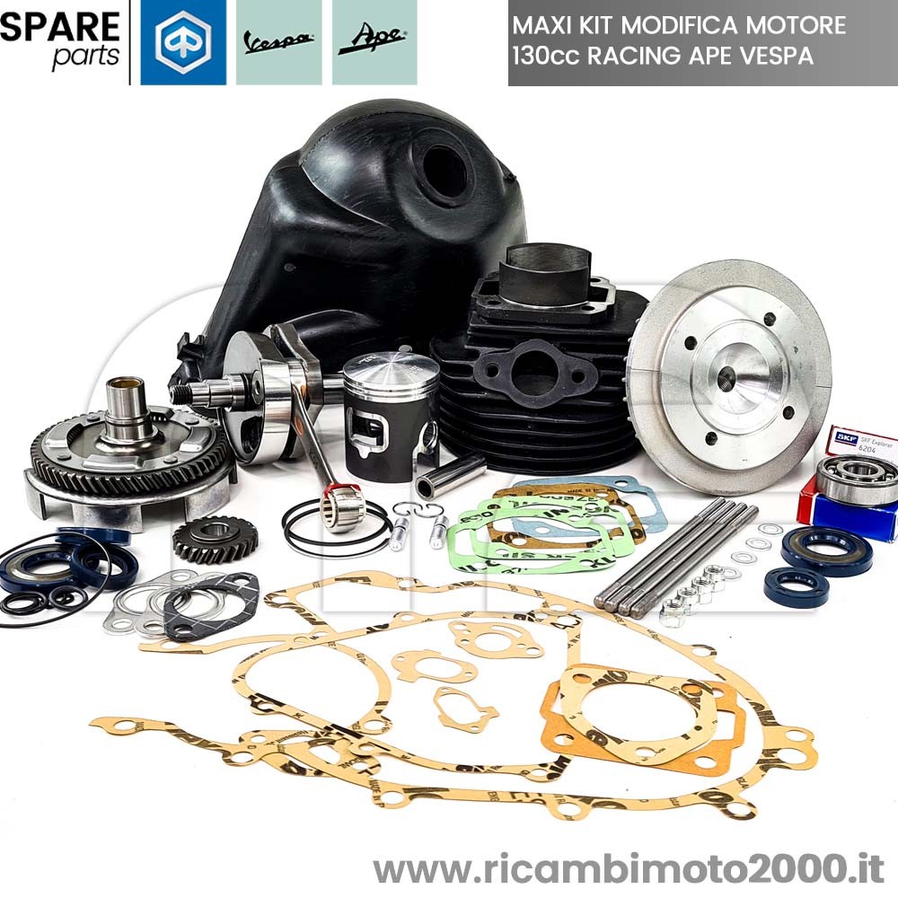 MAXI KIT MODIFICA CILINDRO ALBERO MOTORE Ø 57 130 RACING PIAGGIO