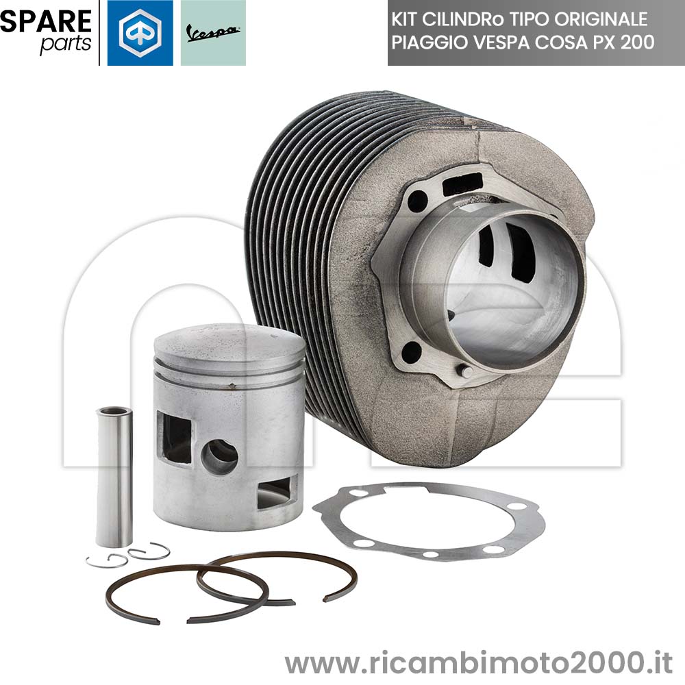 KIT CILINDRO GRUPPO TERMICO TIPO ORIGINALE PIAGGIO VESPA COSA PX 200