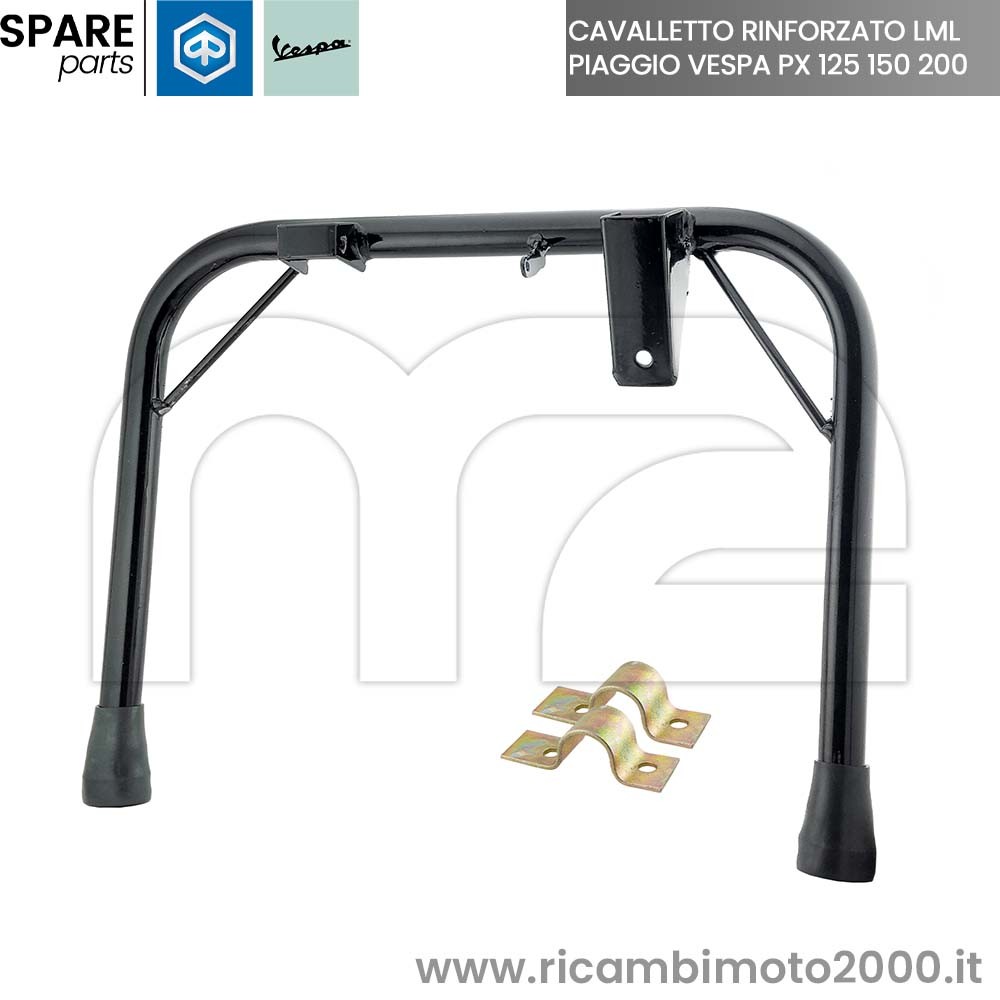 Cavalletto Laterale Nero Ritorno Automatico Per VESPA PE PX T5 80 125 150 200.1.25.1073.gp.1699