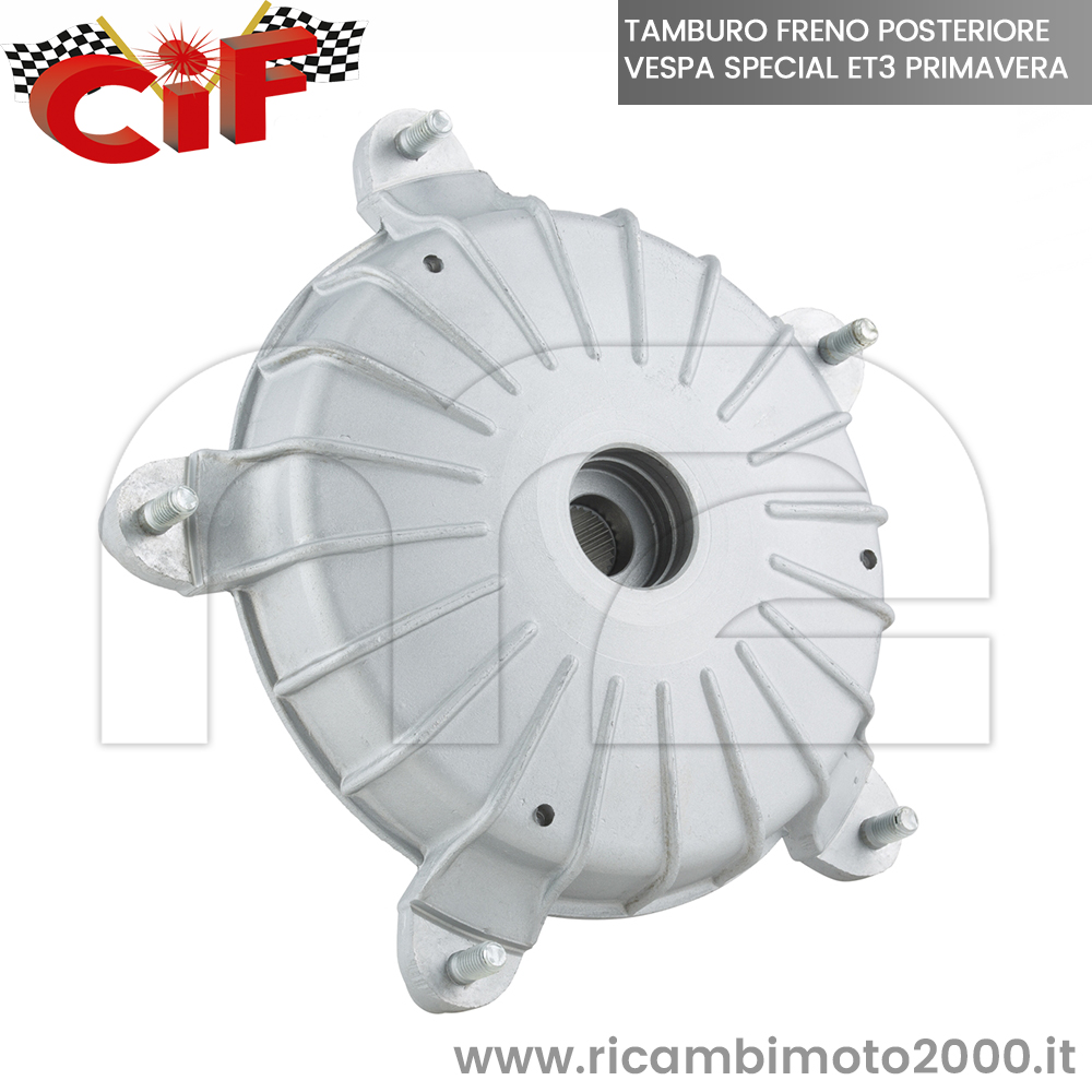 Pastiglie Freno A Tamburo Posteriori JRL 105 Mm Per Scooter GY6 50-150 Cc - Set Da 2