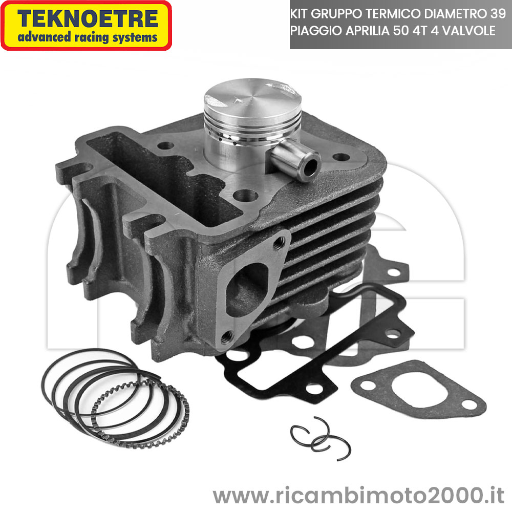 KIT CILINDRO GRUPPO TERMICO TIPO ORIGINALE ø 39 PIAGGIO APRILIA