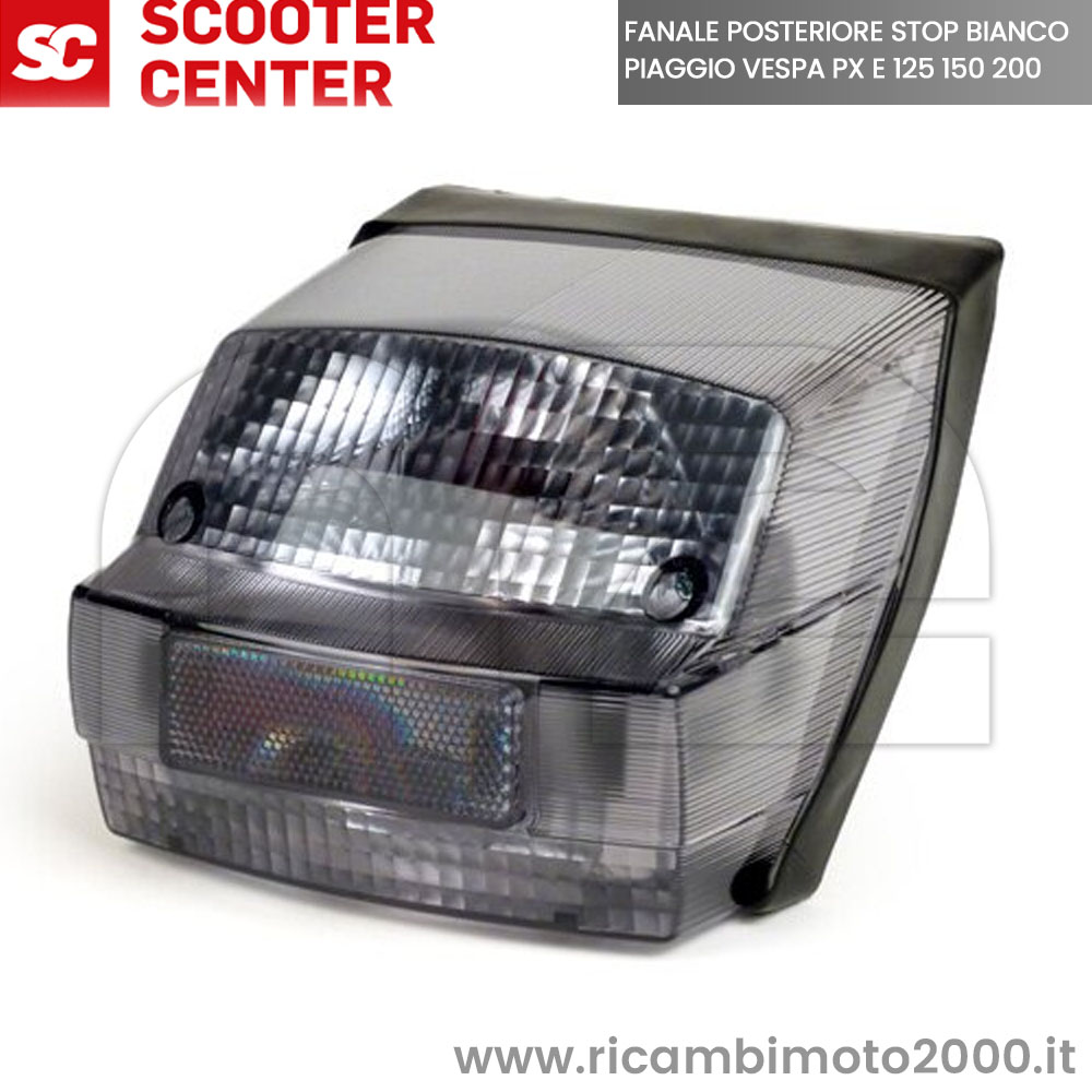 Fanale Posteriore Originale Piaggio X8 E X-EVO 125-250-400 - Modello 584210 (Senza Lampadine)
