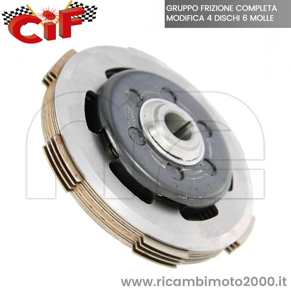 K1175 FRIZIONE COMPLETA 4 DISCHI VESPA 50 125 PK FL FL2 HP N RUSH APE - Foto 4