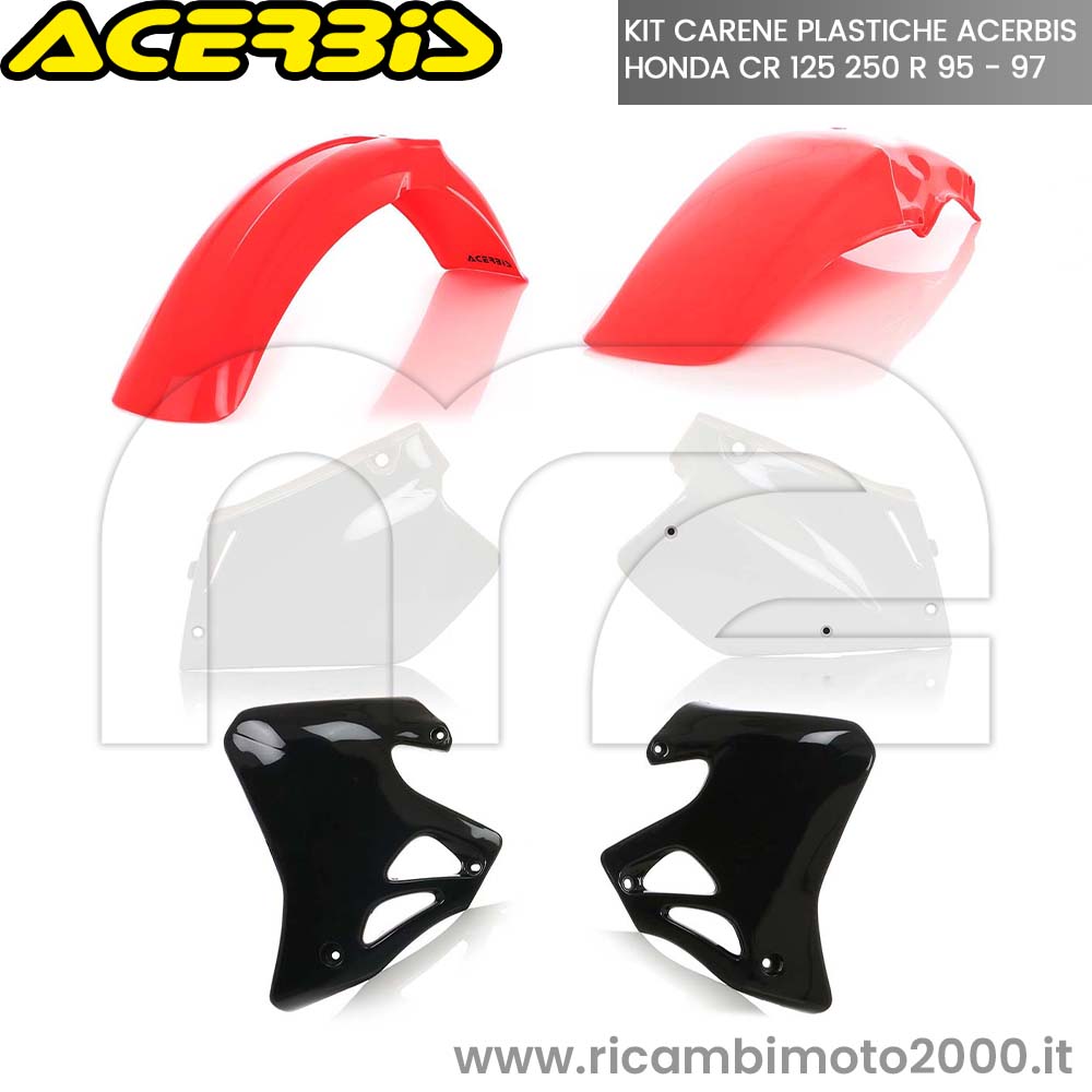 KIT PLASTICHE COMPLETE ACERBIS HONDA CR 125 250 R 1995 1997