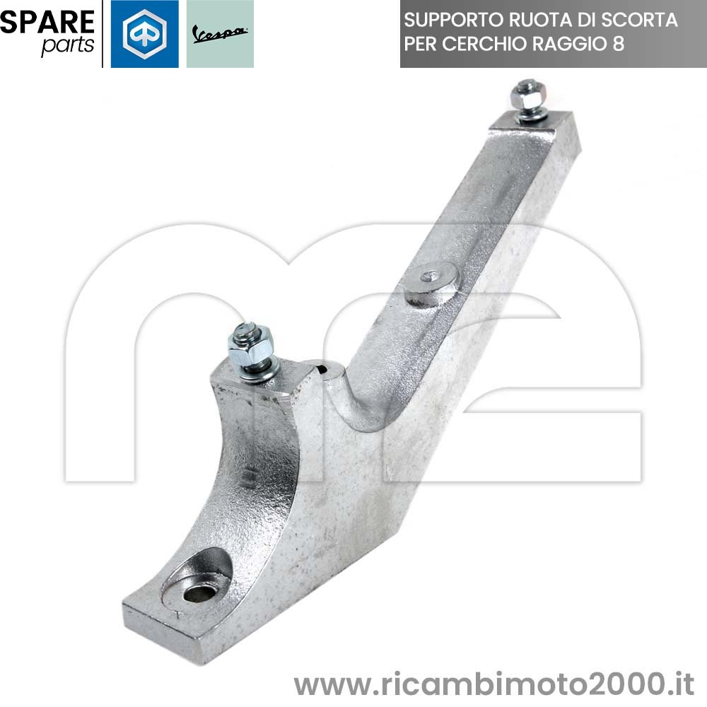 Supporto Ruota Di Scorta Piaggio Vespa Pk S Xl Rush V Hp Fl Fl2 50 125 - Foto 2