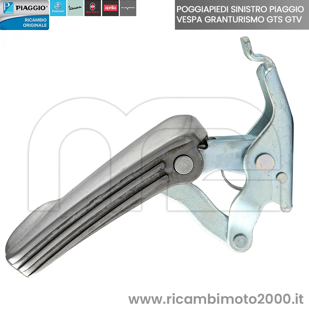 Estensioni Pedane Passeggero Per Vespa GTS - Alluminio CNC, Colori Diversi - Foto 4