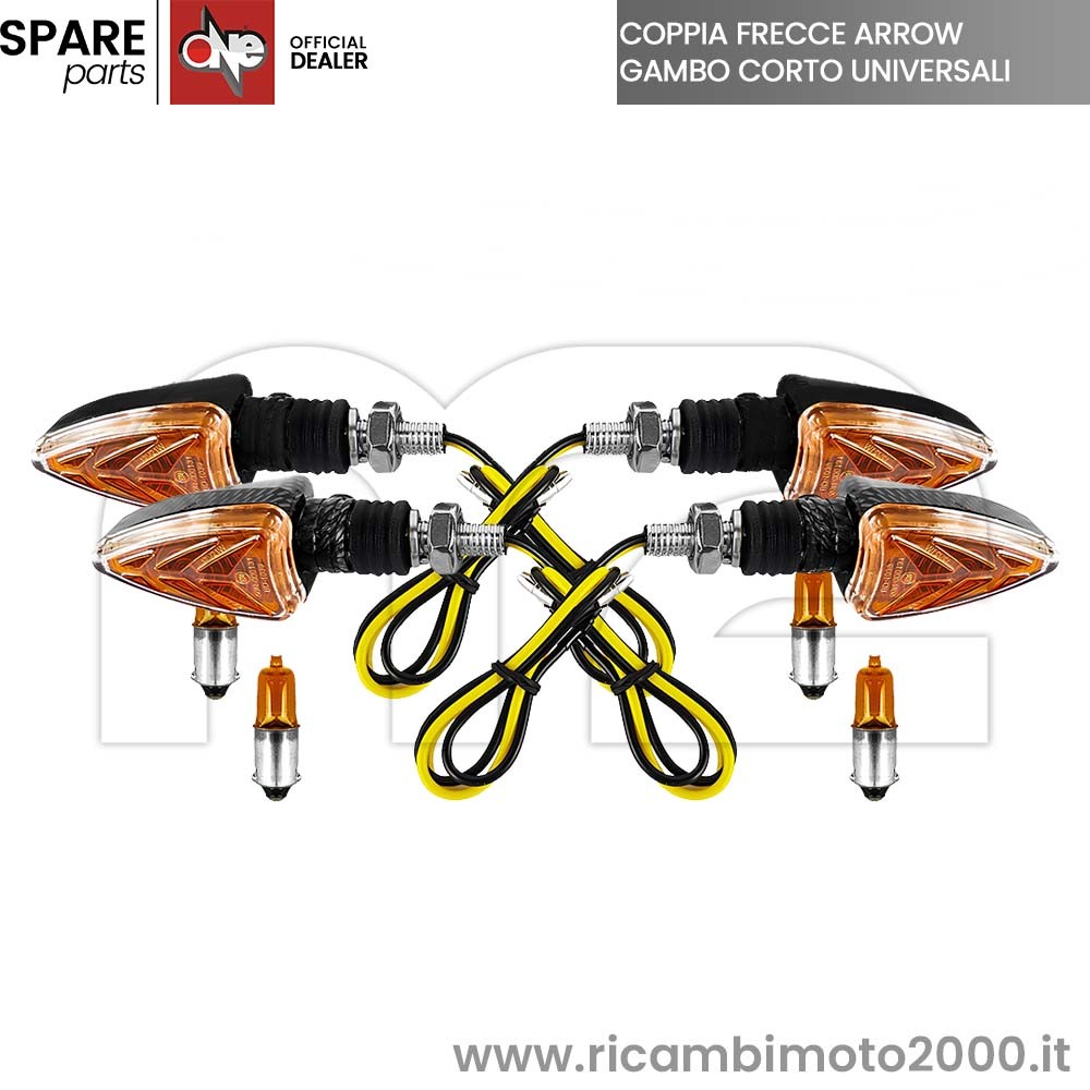 Frecce Moto Omologate Carbonio - Coppia Universal Per Moto E Scooter Di CAMAMOTO - Foto 10