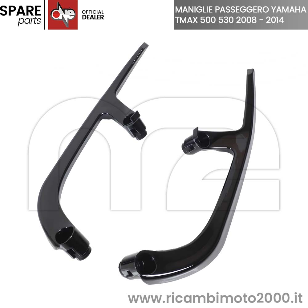 COPPIA MANIGLIE PASSEGGERO NERE YAMAHA TMAX 500 530 2008 2014