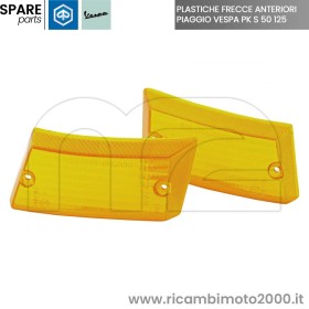 COPPIA PLASTICHE FRECCE POSTERIORI ARANCIONI PIAGGIO VESPA PK S 50 125