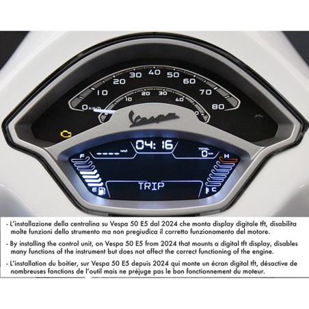 CENTRALINA ECM POLINI PIAGGIO LIBERTY IGET PRIMAVERA SPRINT 50 4T 3V E5 2011 - 2024