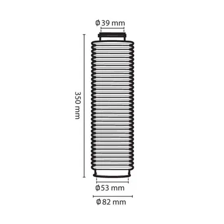 SOFFIETTI FORCELLA ROSSI CIRCUIT SS004-005 32 DENTI 350 MM ENDURO CROSS OFF ROAD