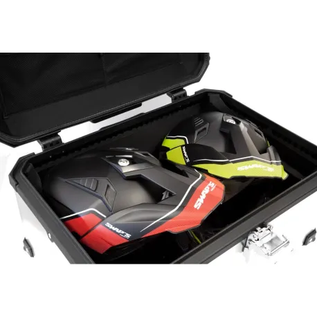 BAULETTO POSTERIORE X-PLOR 52 LITRI IN PLASTICA GRIGIO CON PIASTRA UNIVERSALE