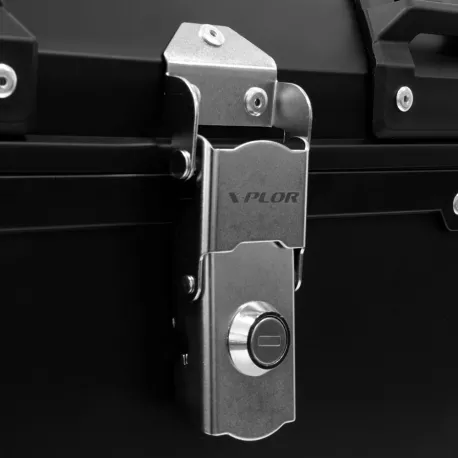 BAULETTO POSTERIORE X-PLOR 52 LITRI IN PLASTICA NERO CON PIASTRA UNIVERSALE