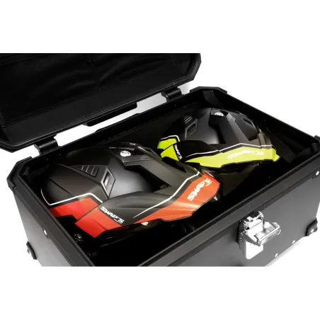 BAULETTO POSTERIORE X-PLOR 52 LITRI IN PLASTICA NERO CON PIASTRA UNIVERSALE