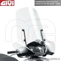 PARABREZZA ALTO GIVI COMPLETO DI ATTACCHI HONDA SH IE 125 150 2005 - 2008