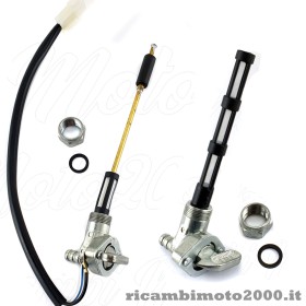 Coppia Rubinetti Benzina Destro Sinistro 16x1 Con Codulo Da 8 Per Moto Guzzi