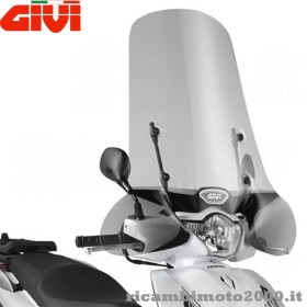 Parabrezza Paravento Alto Givi Con Attacchi Honda Sh Ie Abs 125 150 2013 - 2016