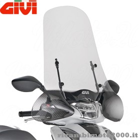 Parabrezza Paravento Alto Trasparente Givi Con Attacchi Honda Sh Ie 125 150 2017 - 2019