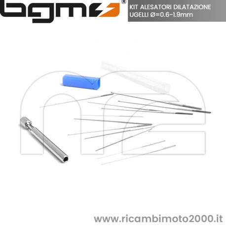 Kit Alesatori Getti Ugelli Spruzzi 12 Pezzi Dilatazione Del Foro 0,6 - 1,9 Mm