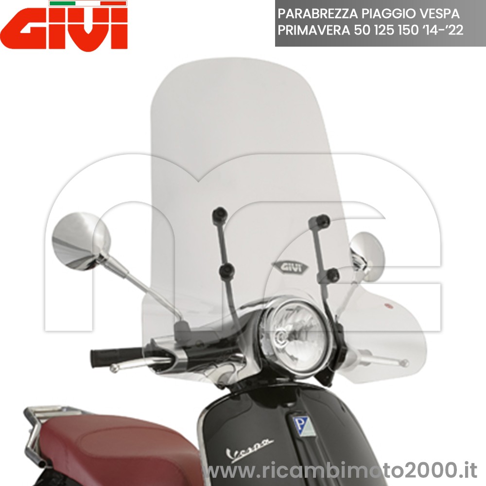 PARABREZZA PARAVENTO FABBRI CON ATTACCHI PIAGGIO HEXAGON LX LXT 125 GT Gtx 250 1631ex 1632e Detail