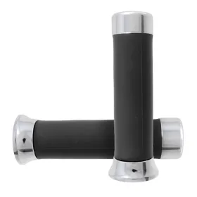 COPPIA MANOPOLE CON TERMINALE CROMATO PIAGGIO VESPA PX 125 150 200