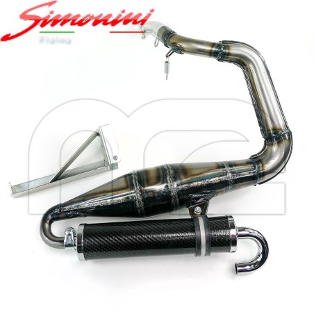 Marmitta Scarico Espansione Simonini Racing In Carbonio Piaggio Ape 50 125 40311