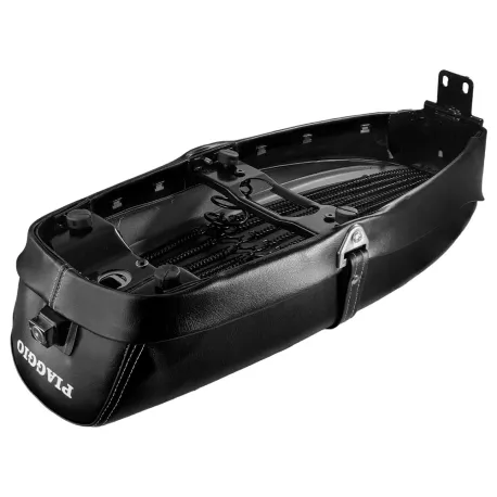 SELLA LUNGA CON SCRITTA PIAGGIO E SERRATURA VESPA L R N SPECIAL ET3 PRIMAVERA