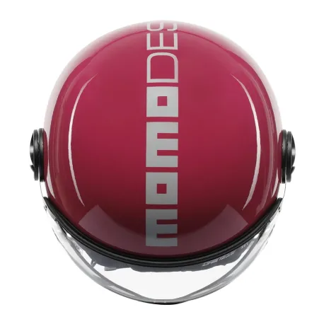 CASCO JET MOMO DESIGN FGTR CLASSIC CANDY FUCSIA / BIANCO