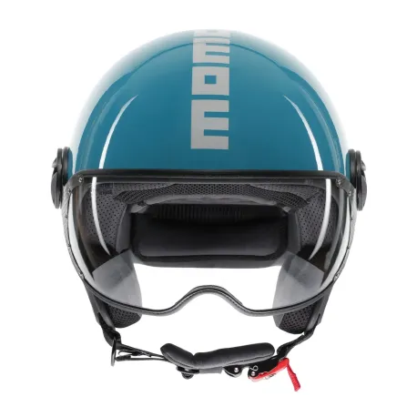 CASCO JET MOMO DESIGN FGTR CLASSIC CANDY BLU LAGO / BIANCO