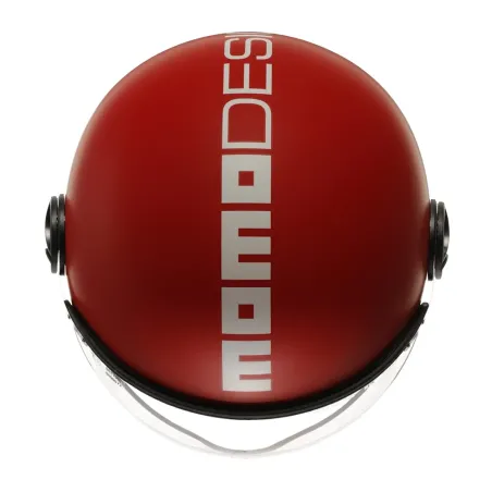 CASCO JET MOMO DESIGN FGTR CLASSIC CANDY ROSSO OPACO / BIANCO