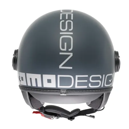 CASCO JET MOMO DESIGN FGTR CLASSIC CANDY GRIGIO OTTANIO / BIANCO