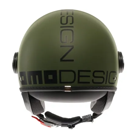 CASCO JET MOMO DESIGN FGTR CLASSIC MONO VERDE MILITARE OPACO / NERO