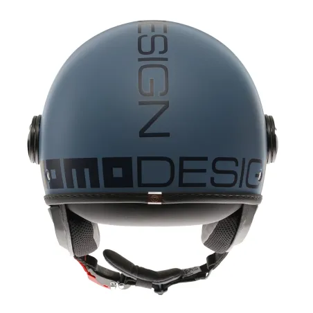 CASCO JET MOMO DESIGN FGTR CLASSIC MONO BLU OPACO