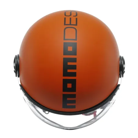 CASCO JET MOMO DESIGN FGTR CLASSIC MONO ARANCIONE OPACO / NERO