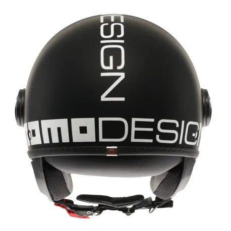CASCO JET MOMO DESIGN FGTR CLASSIC MONO NERO OPACO / BIANCO