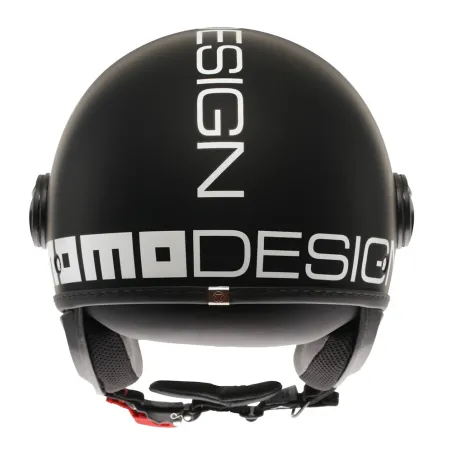 CASCO JET MOMO DESIGN FGTR CLASSIC MONO NERO OPACO / BIANCO